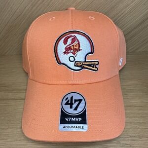 Tampa Bay Buccaneers '47 Brand MVP Snapback Creamsicle Orange Hat Cap Adjustable